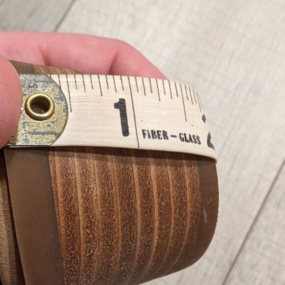 Lucky Brand Womens Farryn Low Heel Slingback Booties Size 8 M Tan leather Nubuck - Picture 8 of 12